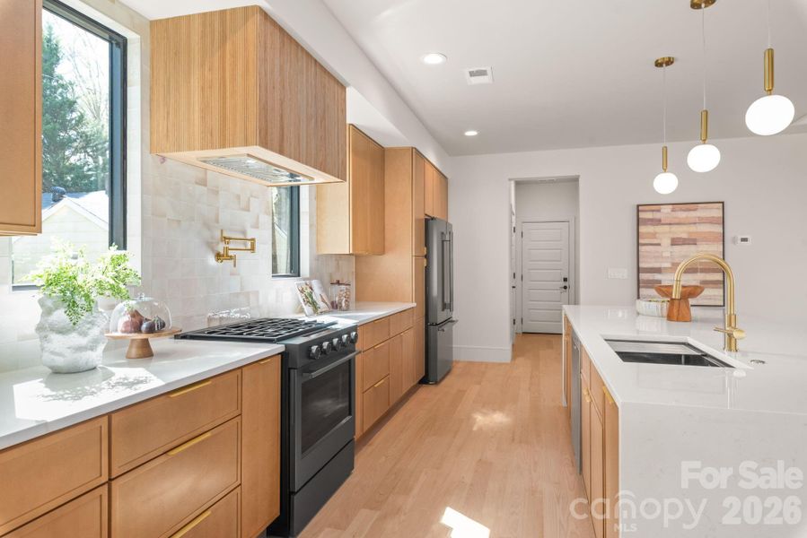 Furnished interior view inside a new home in , Charlotte (Image 33).