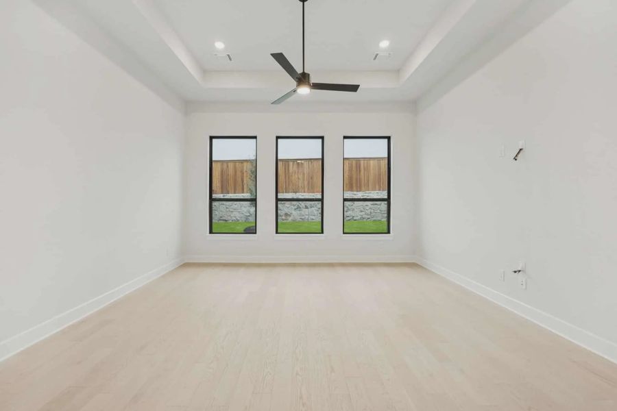 Representative unfurnished interior of a home built from the Danville by Chesmar Homes in Canyon Falls, Argyle (Image 28).