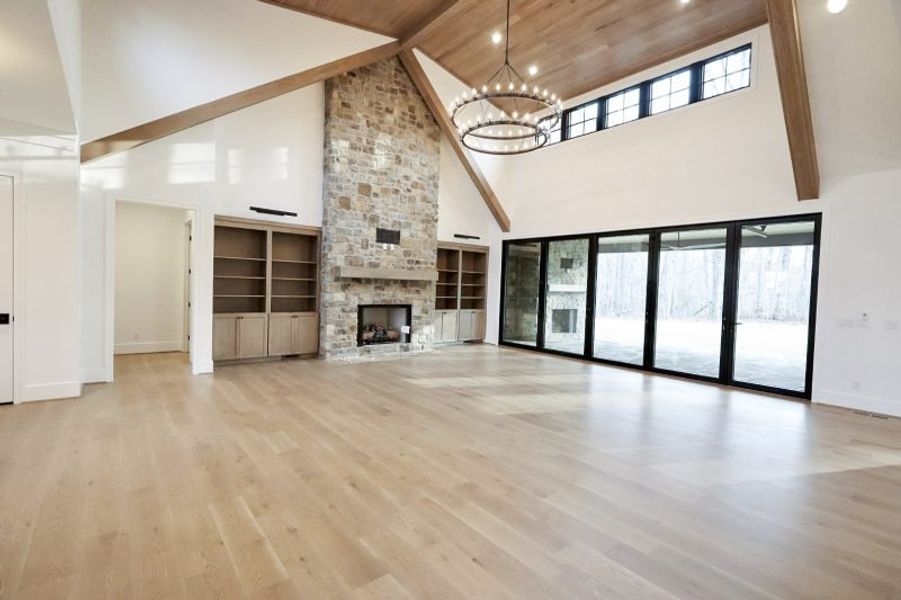 Representative unfurnished interior of a home built from the Thomastown by Riverstone Construction, LLC in River Gorge Ranch, Guild (Image 15).
