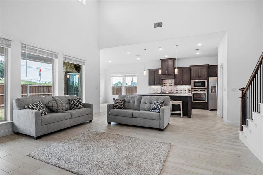 Furnished interior view inside a new home in Fox Hollow, Forney (Image 6).