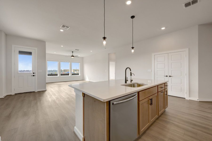 Furnished interior view inside a new home in Mayfair - Select Classic Series, New Braunfels (Image 6).