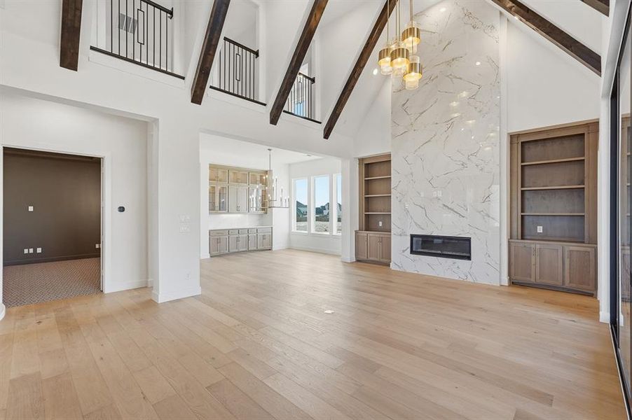 Spacious, unfurnished interior of a new home in Mustang Lakes, Celina (Image 15). Spacious, unfurnished interior of a new home in Mustang Lakes, Celina (Image 15).