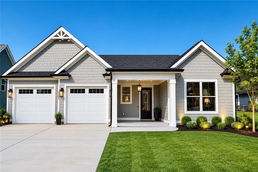Front exterior of a new home in , Greensboro, GA, highlighting curb appeal (Image 1). Front exterior of a new home in , Greensboro, GA, highlighting curb appeal (Image 1).
