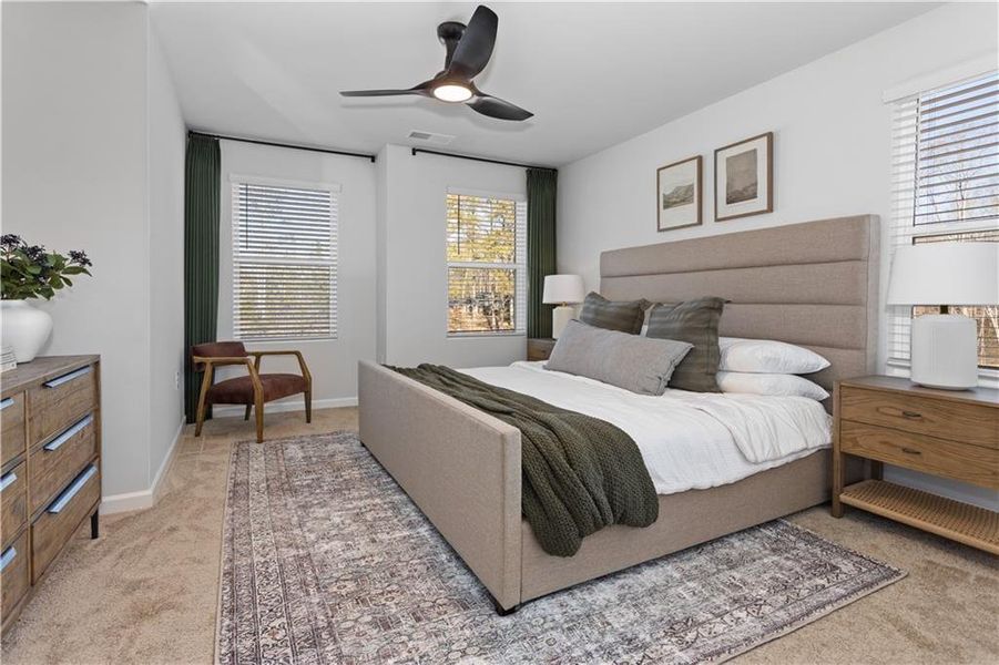 Furnished interior view inside a new home in Azalea Hills, Temple (Image 13). Furnished interior view inside a new home in Azalea Hills, Temple (Image 13).