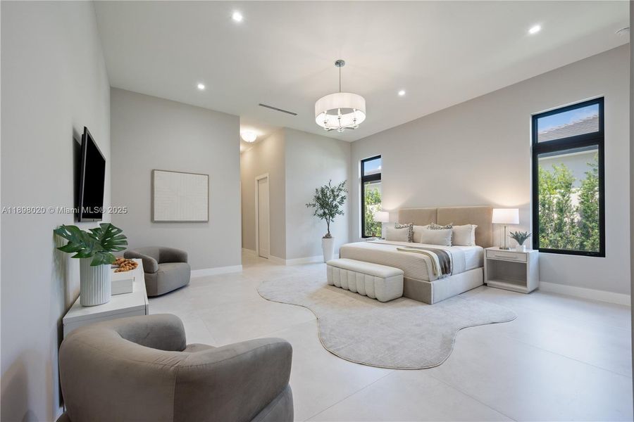 Furnished interior view inside a new home in , Miami (Image 10). Furnished interior view inside a new home in , Miami (Image 10).