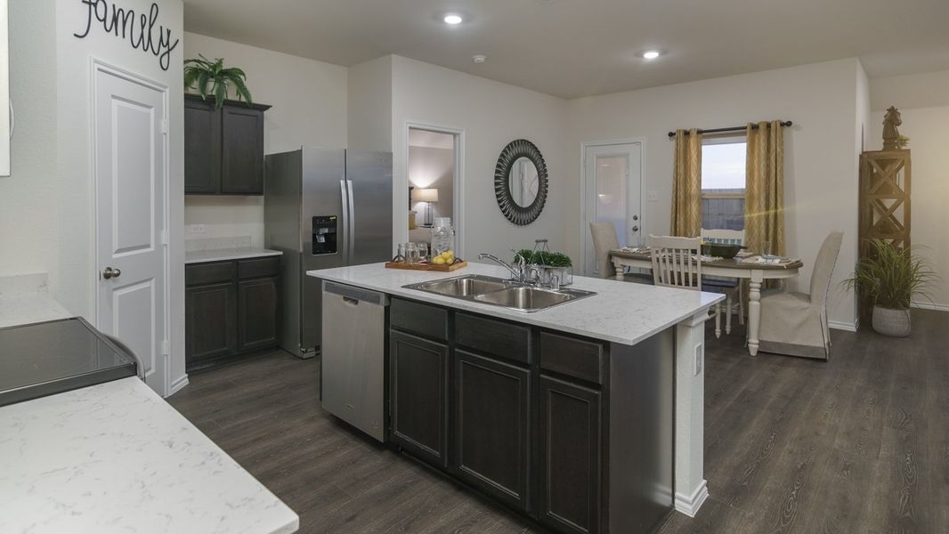 Furnished interior view inside a new home in Stonewyck Farms, Ennis (Image 17).