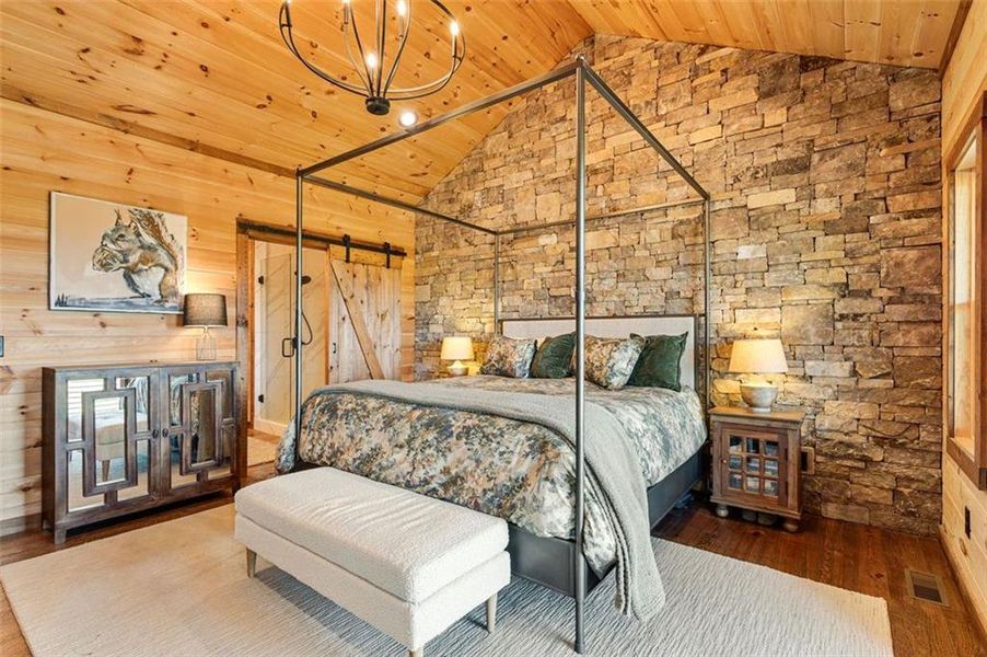 Furnished interior view inside a new home in , Morganton (Image 36).