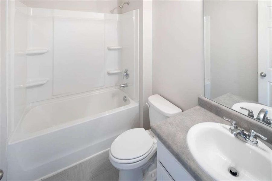 Furnished interior view inside a new home in The Preserve at Agricultural Village, Perry (Image 8).