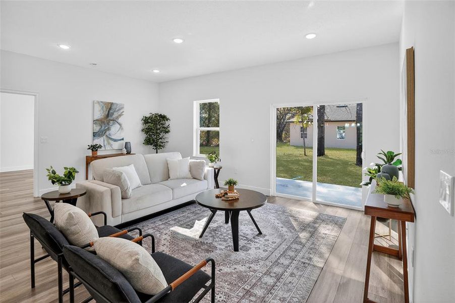 Furnished interior view inside a new home in , Citrus Springs (Image 6).