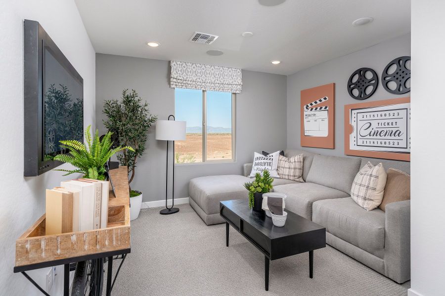 Representative furnished interior of a home built from the Monument by Risewell Homes in Wildera, San Tan Valley (Image 6).