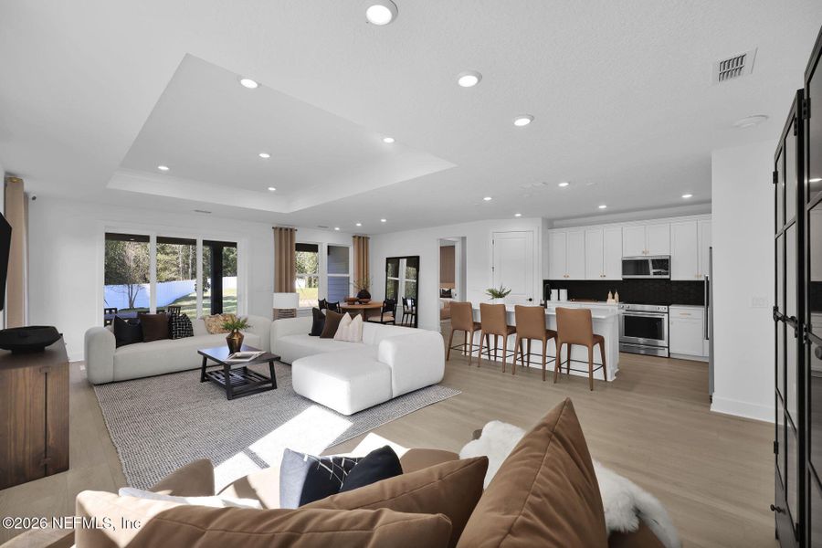Furnished interior view inside a new home in Hyland Trail, Green Cove Springs (Image 15).