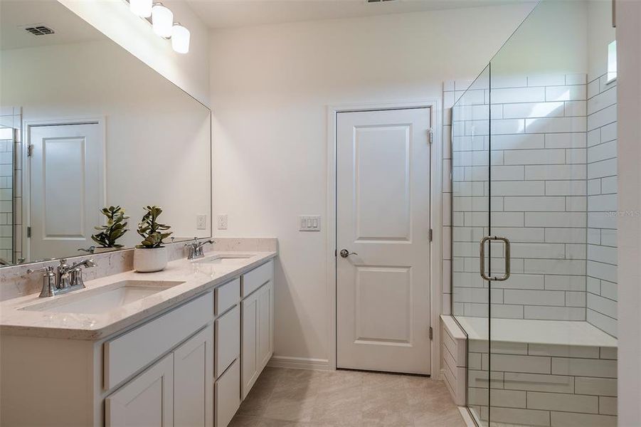 Furnished interior view inside a new home in Del Webb Sunchase, Parrish (Image 12).
