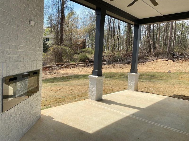 Exterior details and patio area of a home in , Snellville (Image 36).