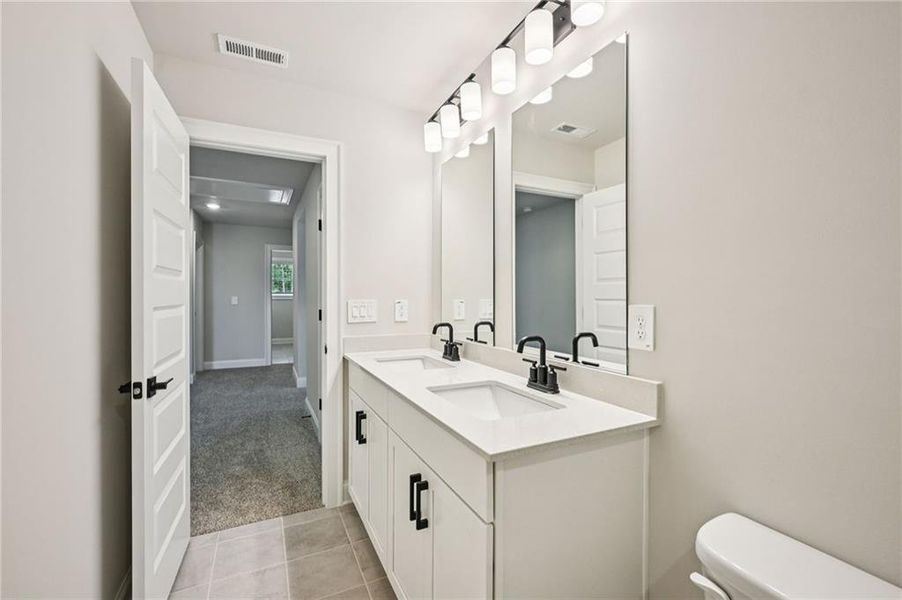 Furnished interior view inside a new home in Vines at Mill Creek - Legacy Series, Braselton (Image 16).