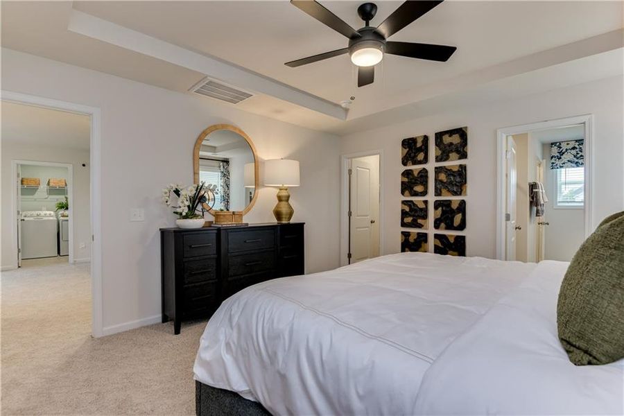 Furnished interior view inside a new home in River Oaks, Locust Grove (Image 31). Furnished interior view inside a new home in River Oaks, Locust Grove (Image 31).