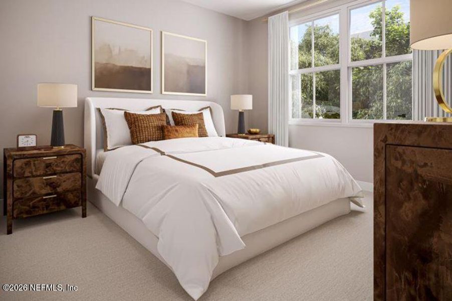 Furnished interior view inside a new home in Seminole Palms Single-Family Homes, Palm Coast (Image 8).