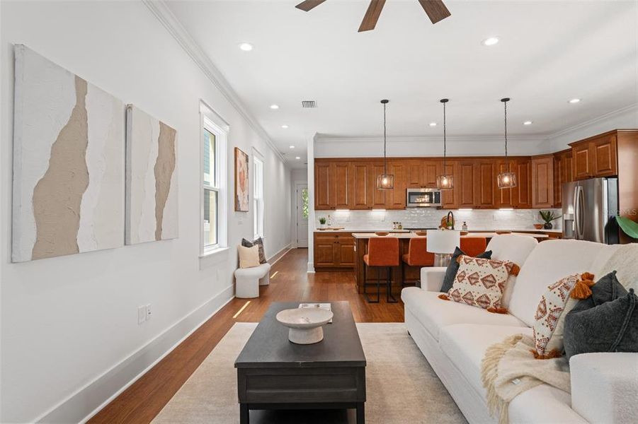 Furnished interior view inside a new home in , Tampa (Image 12).