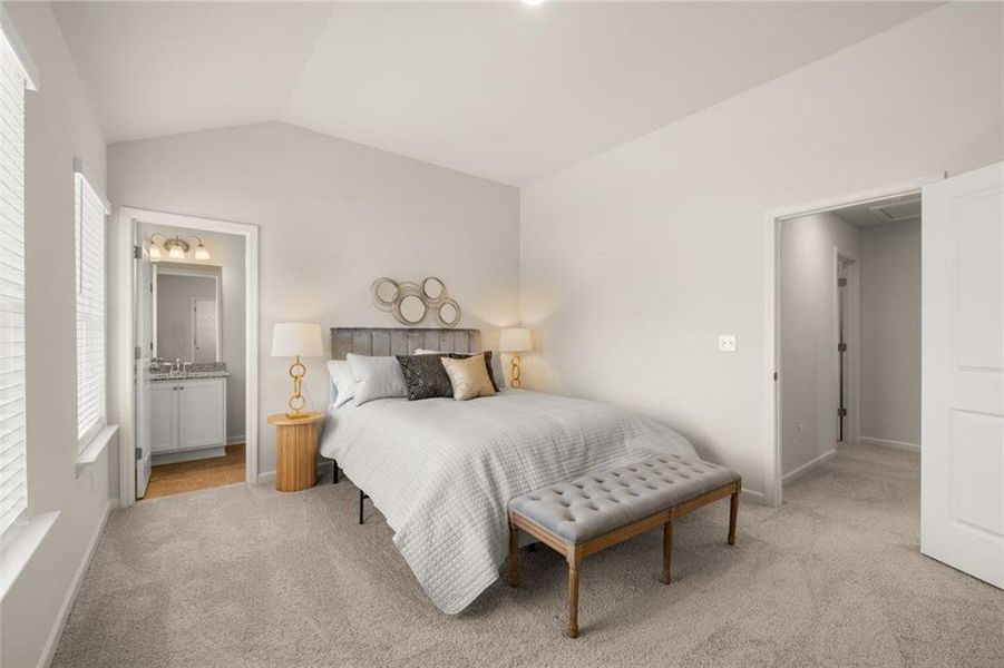 Furnished interior view inside a new home in Hillbrooke Preserve, Conyers (Image 33).
