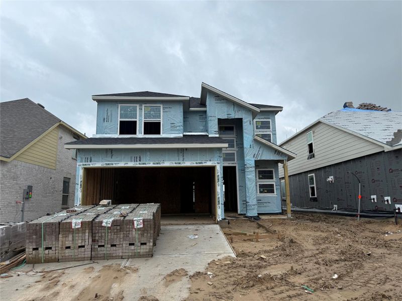 In-progress construction of a new home in , Iowa Colony, TX (Image 4). In-progress construction of a new home in , Iowa Colony, TX (Image 4).