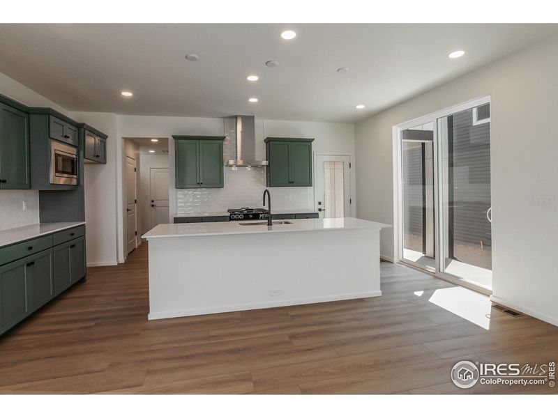 Furnished interior view inside a new home in Trailside Alley Load - Single Family Homes, Timnath (Image 8).