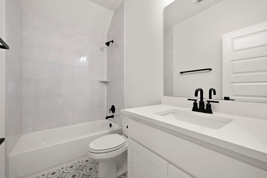 Furnished interior view inside a new home in Blackhawk in Pflugerville, Pflugerville (Image 13).