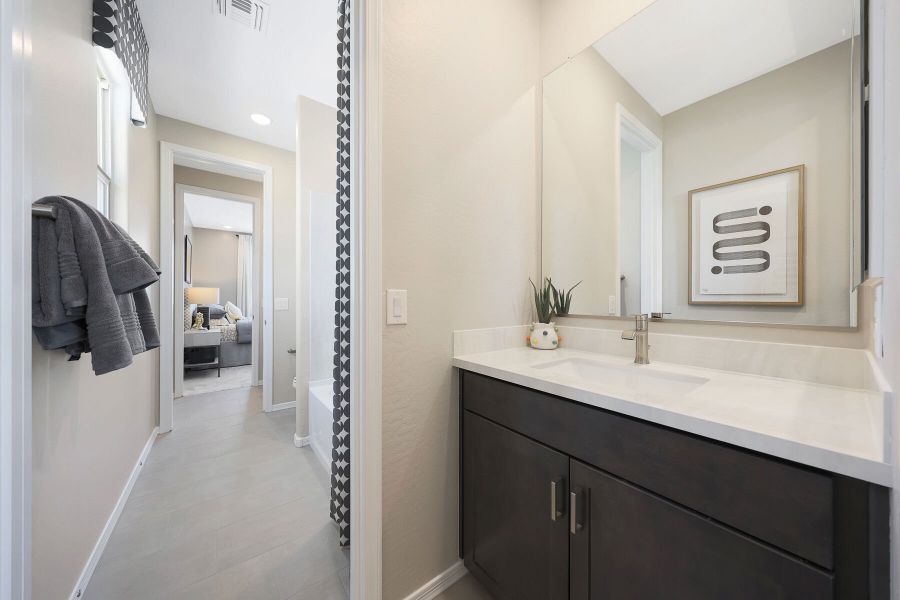 Representative furnished interior of a home built from the Pacific by Mattamy Homes in White Tank Vistas, Waddell (Image 33).