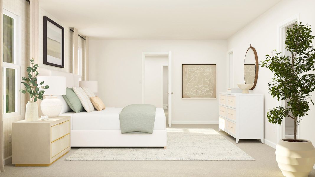 Furnished interior view inside a new home in Limehouse Farms, Summerville (Image 5).