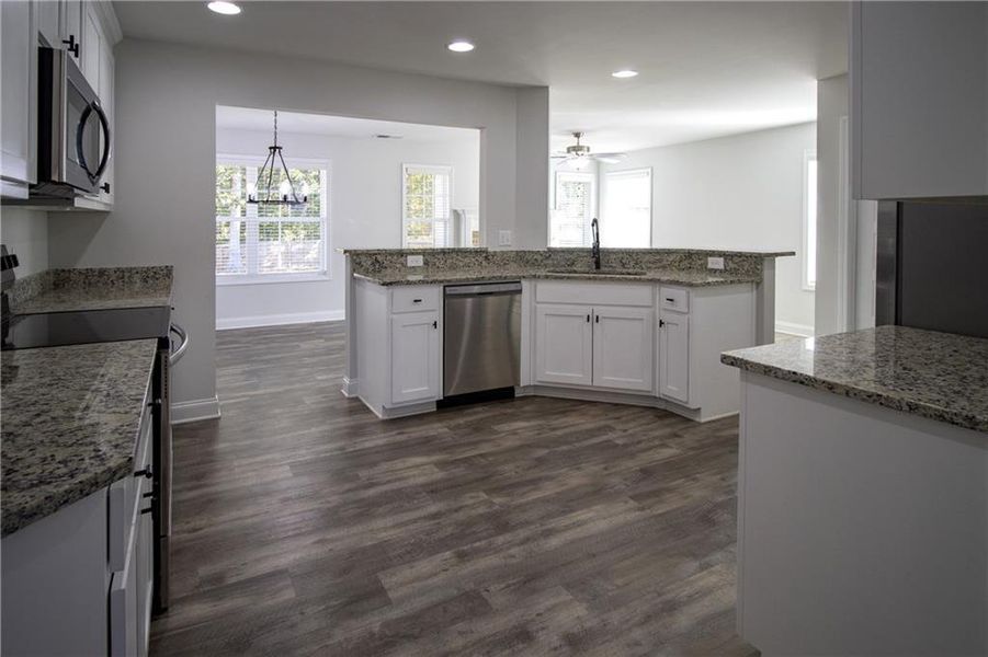 Furnished interior view inside a new home in , Winder (Image 15). Furnished interior view inside a new home in , Winder (Image 15).