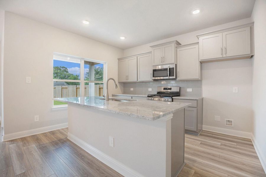 Furnished interior view inside a new home in Bayou Maison, Dickinson (Image 6).