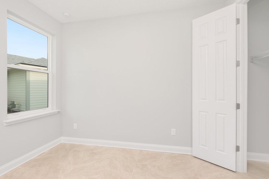 Representative unfurnished interior of a home built from the Boca by Riverside Homes in Mariposa at EverRange, Jacksonville (Image 28).