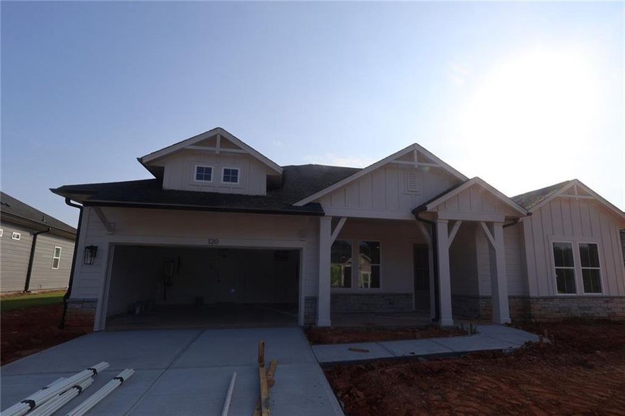 In-progress construction of a new home in Old Mill Preserve, Dallas, GA (Image 4). In-progress construction of a new home in Old Mill Preserve, Dallas, GA (Image 4).