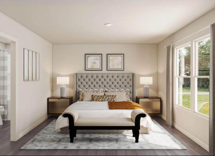 Front exterior of a new home in Callahan Bayou, Clyde, TX, highlighting curb appeal (Image 3).