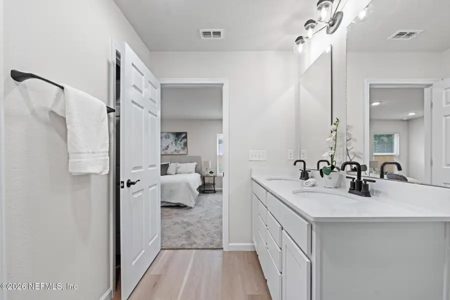 Furnished interior view inside a new home in , Jacksonville (Image 19). Furnished interior view inside a new home in , Jacksonville (Image 19).