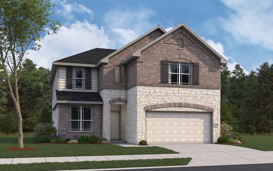 Hamilton - Elevation E - Color Scheme 4