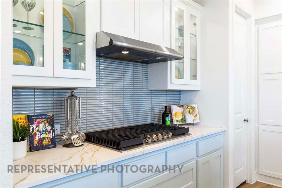 Furnished interior view inside a new home in Aster Park: 40ft. lots, McKinney (Image 21).