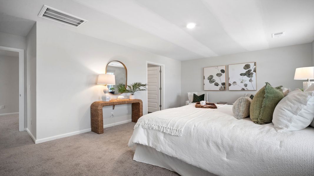 Furnished interior view inside a new home in The Groves at Bees Creek, Ridgeland (Image 27).