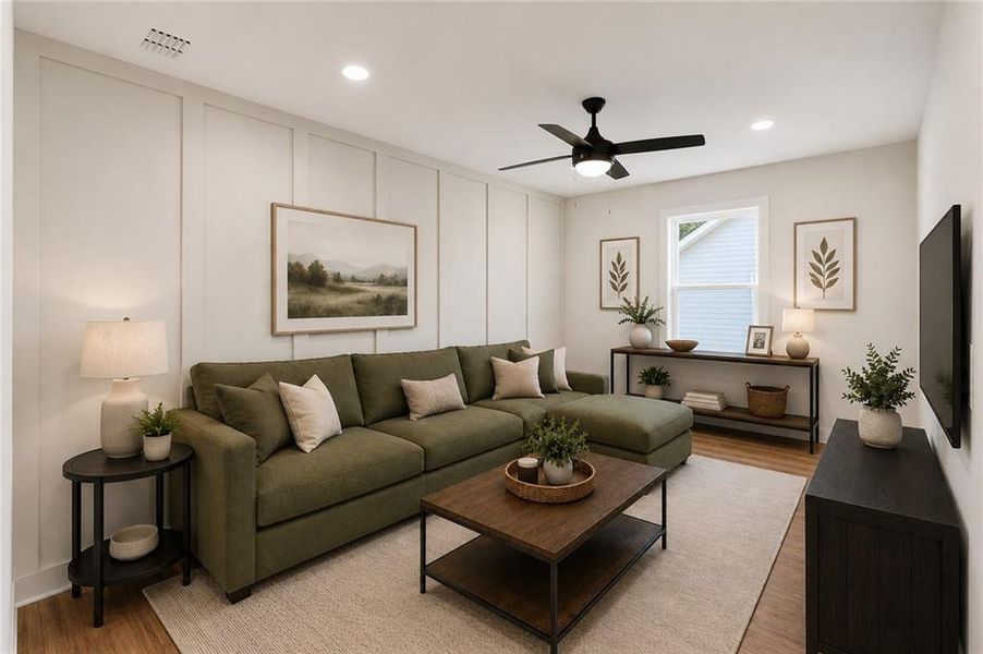 Furnished interior view inside a new home in Ferguson Corners, Emerson (Image 29).