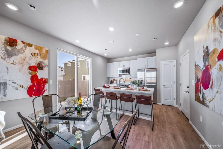 Furnished interior view inside a new home in Muegge Farms, Bennett (Image 15).