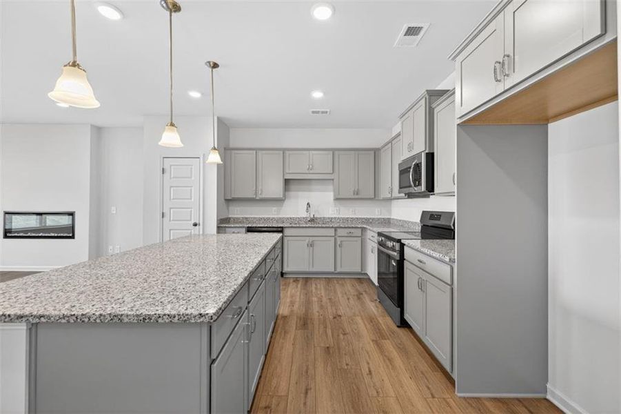 Furnished interior view inside a new home in Townes At The Stiles, Cartersville (Image 12).