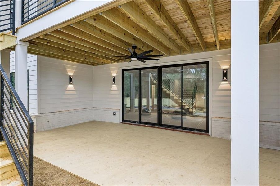 Exterior details and patio area of a home in , Atlanta (Image 26).