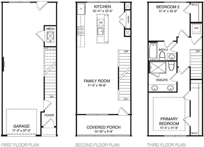 2D floor plan layout of this home in BelleWether, Chattanooga, TN (Image 4). 2D floor plan layout of this home in BelleWether, Chattanooga, TN (Image 4).