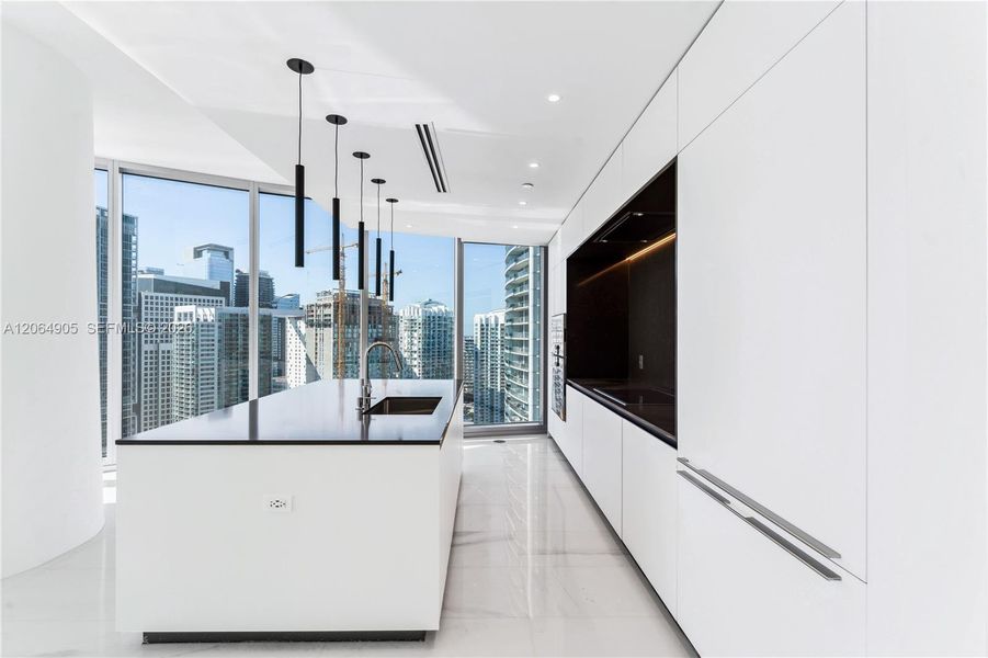 Furnished interior view inside a new home in , Miami (Image 7).