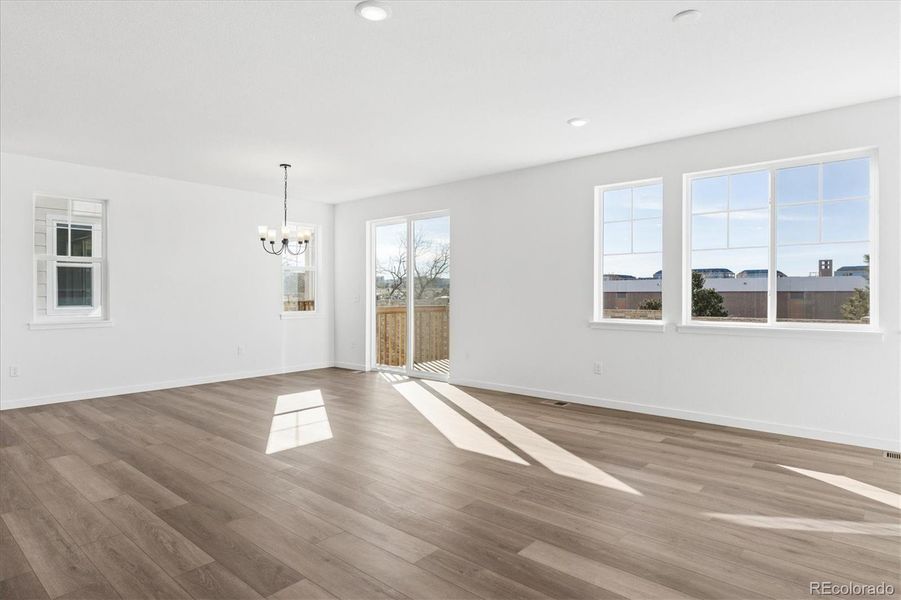Spacious, unfurnished interior of a new home in The Summit at Meridian, Englewood (Image 18).