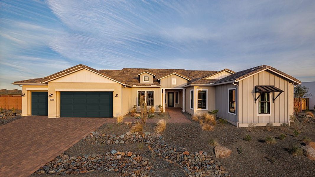 Representative exterior photo of a completed home built from the Alder by Taylor Morrison in Verdin Capstone Collection, Phoenix, AZ (Image 18).