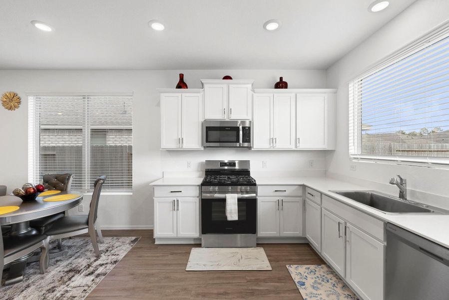 Furnished interior view inside a new home in Tavola: Gulf Coast Collection, New Caney (Image 15).