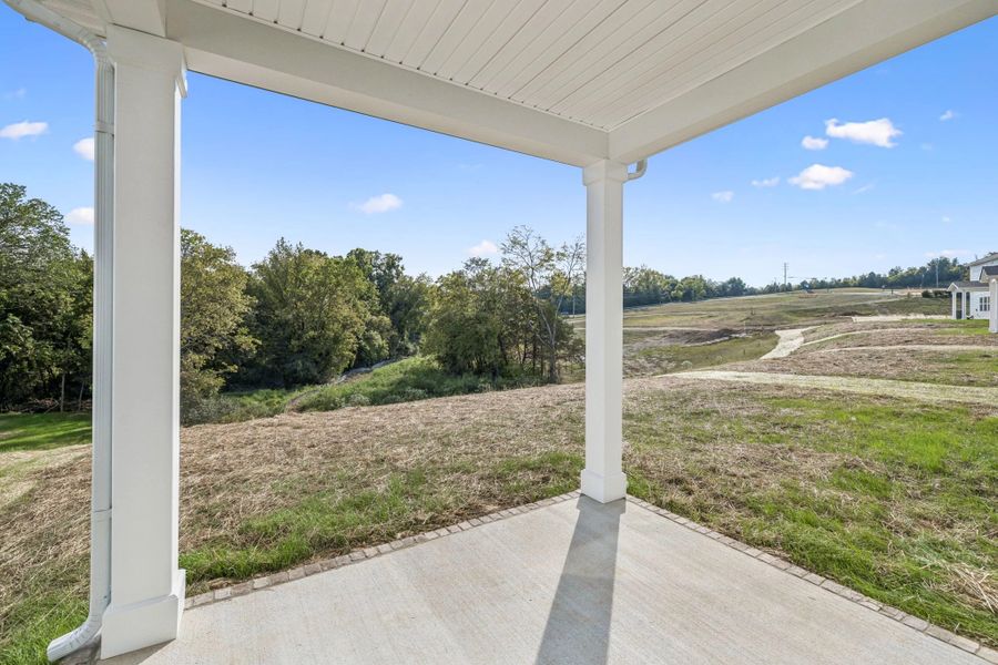 Exterior details and patio area of a home in Ascent at Arbor Ridge, La Vergne (Image 23). Exterior details and patio area of a home in Ascent at Arbor Ridge, La Vergne (Image 23).
