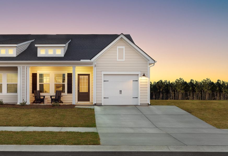 Front exterior of a new home in , Ravenel, SC, highlighting curb appeal (Image 20).