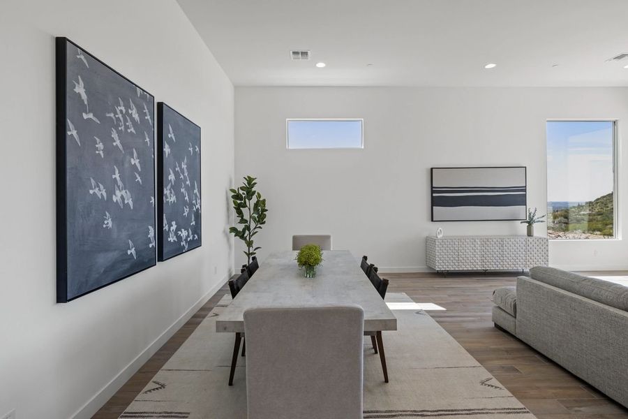 Representative furnished interior of a home built from the Overlook by KLMR Homes in Bellos at The Summit, Fountain Hills (Image 24).