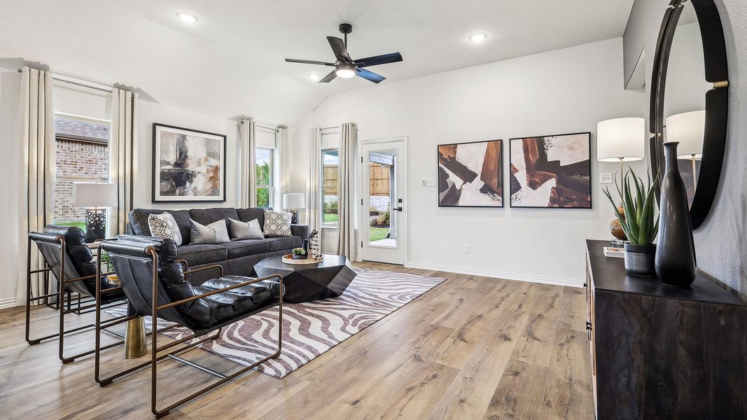 Representative furnished interior of a home built from the Oleander by DRB Homes in Taylor Estates, Corinth (Image 11). Representative furnished interior of a home built from the Oleander by DRB Homes in Taylor Estates, Corinth (Image 11).