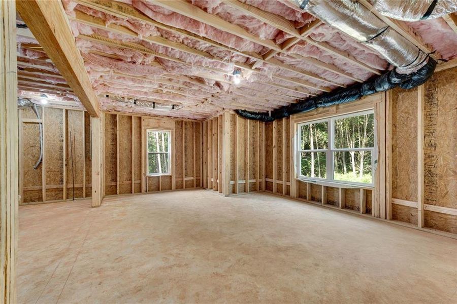 In-progress construction of a new home in , Ellenwood, GA (Image 41).